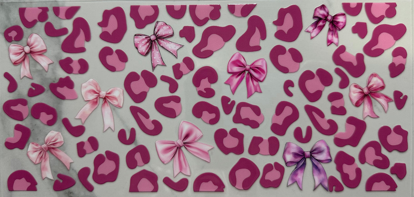 Pink Cheetah Bows