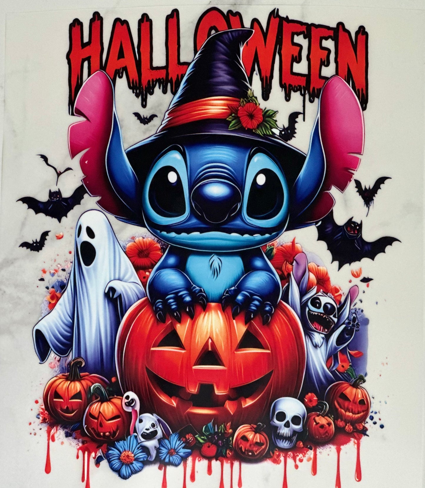 Halloween Drip Stitch