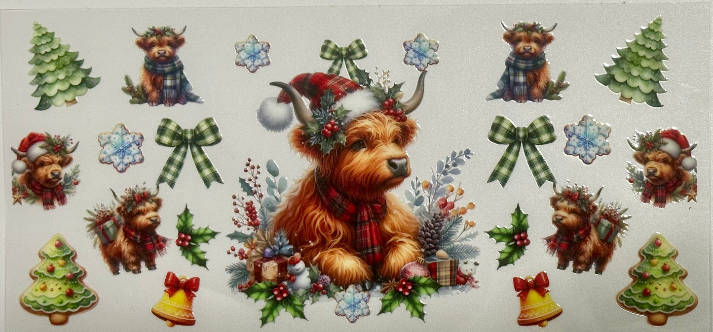Christmas Cow Design