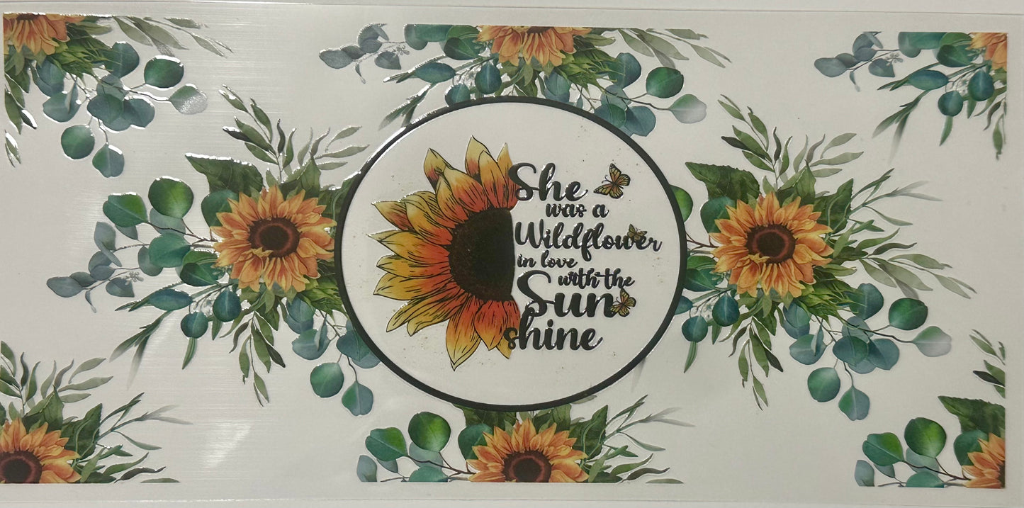 Sunflower With Words