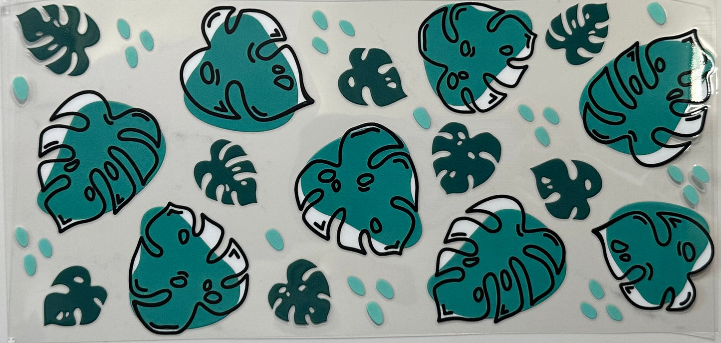 Teal Plant Leaves