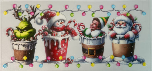 Christmas Theme Cups