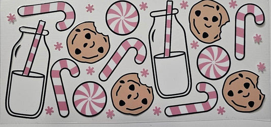 Pink Milk & Cookies