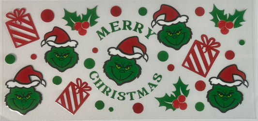Merry Christmas Grinch Face