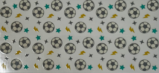 Soccer ball with stars