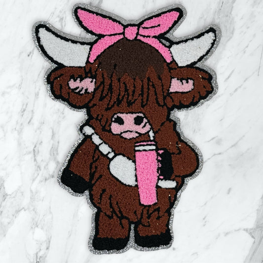 Cutesy Highland Cow Patch