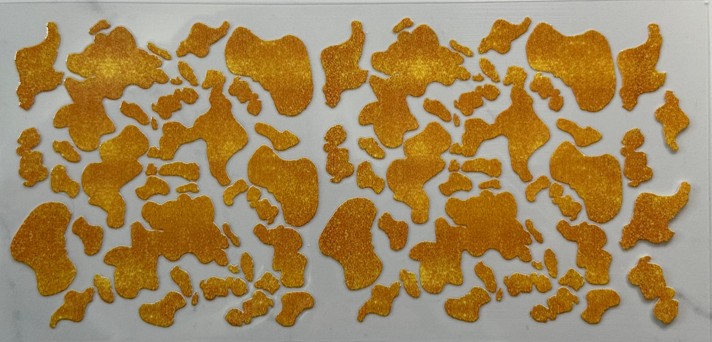 Gold Cow Print