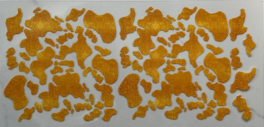Gold Cow Print