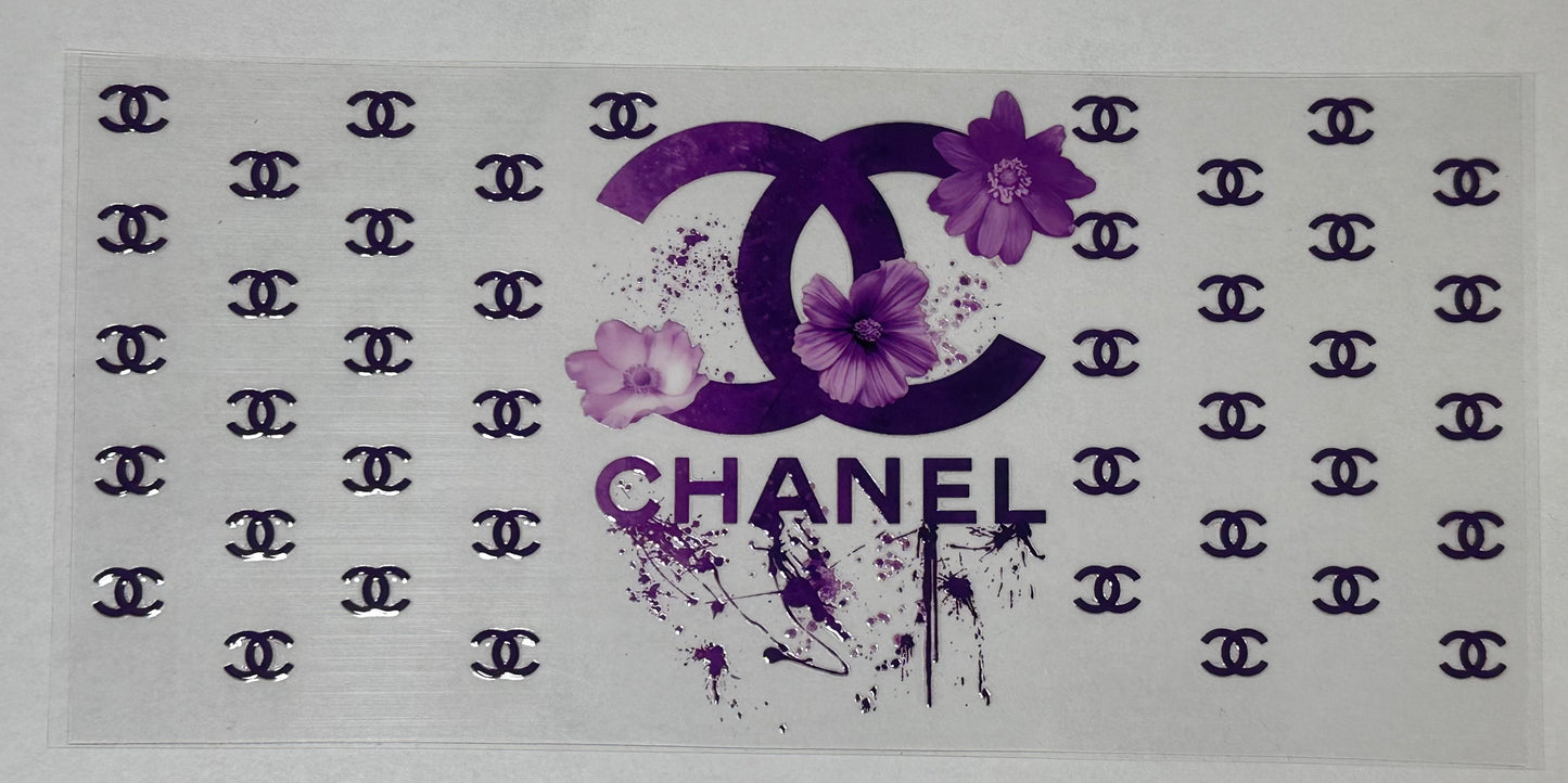 Purple Flower Chanel Design