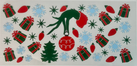 Grinch Hand and Ornament