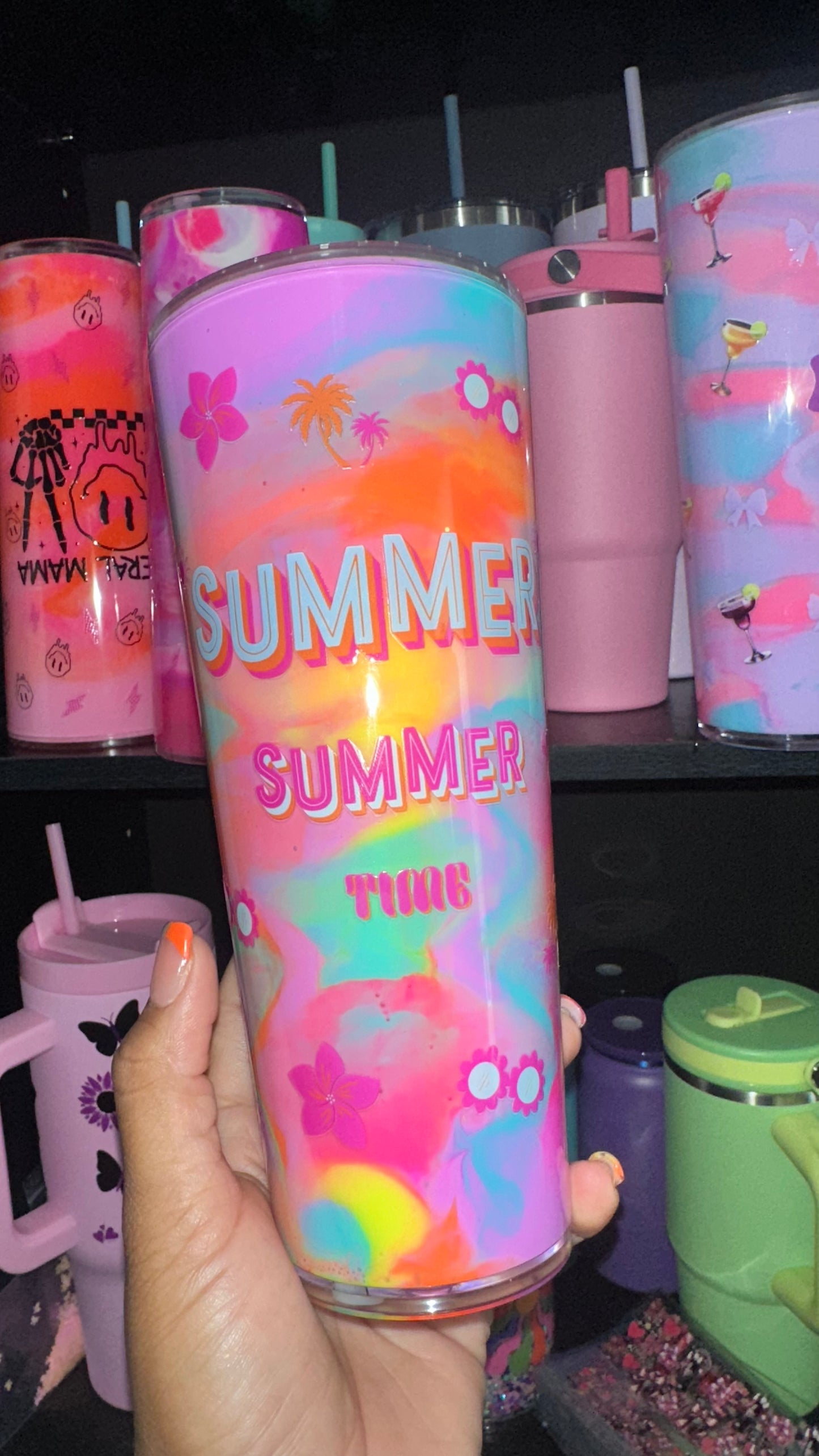 24oz Acrylic Glow in the Dark