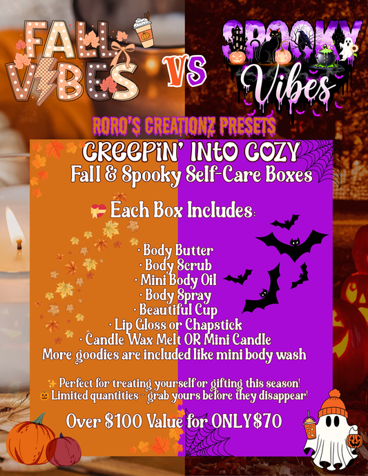 PRE-ORDER Creepin' Into Cozy Fall & Halloween Boxes