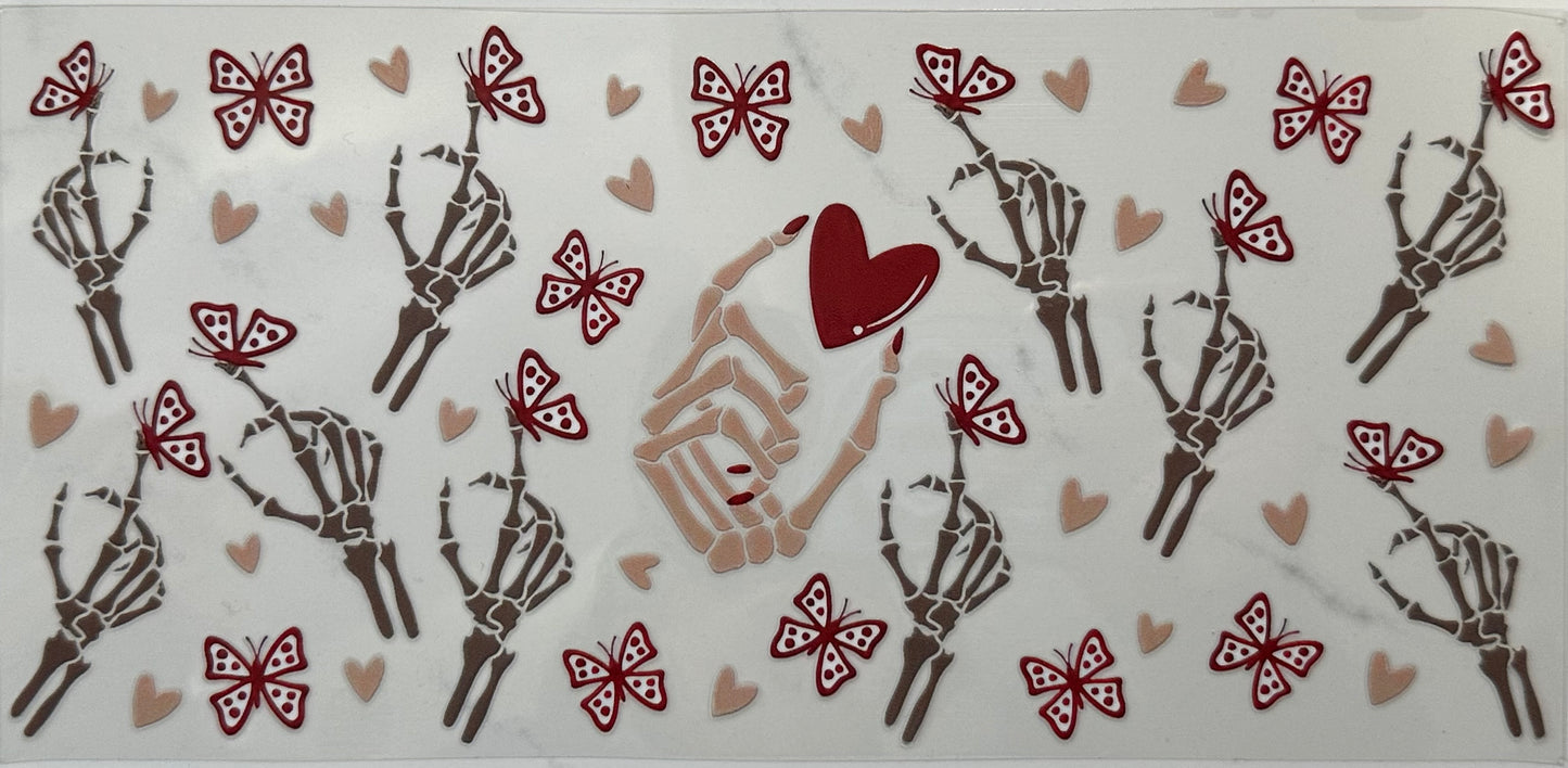 Red Heart & Butterfly