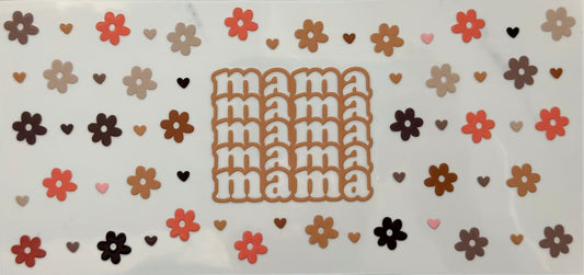 Brown Flower Mama