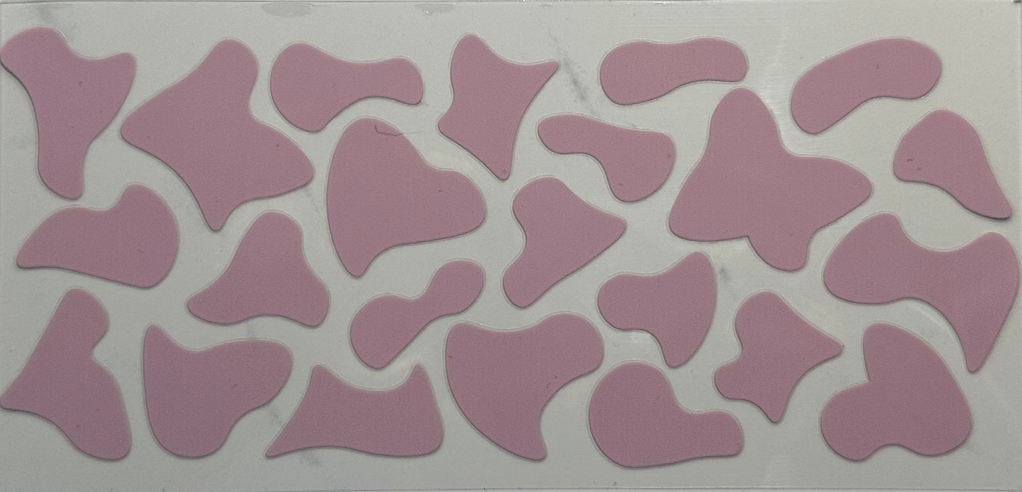 Pink Cow Print