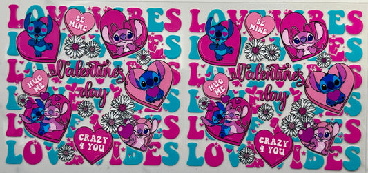 Stitch & Angel Love Vibes Valentine