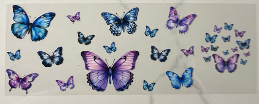 Purple and Blue Buterflies