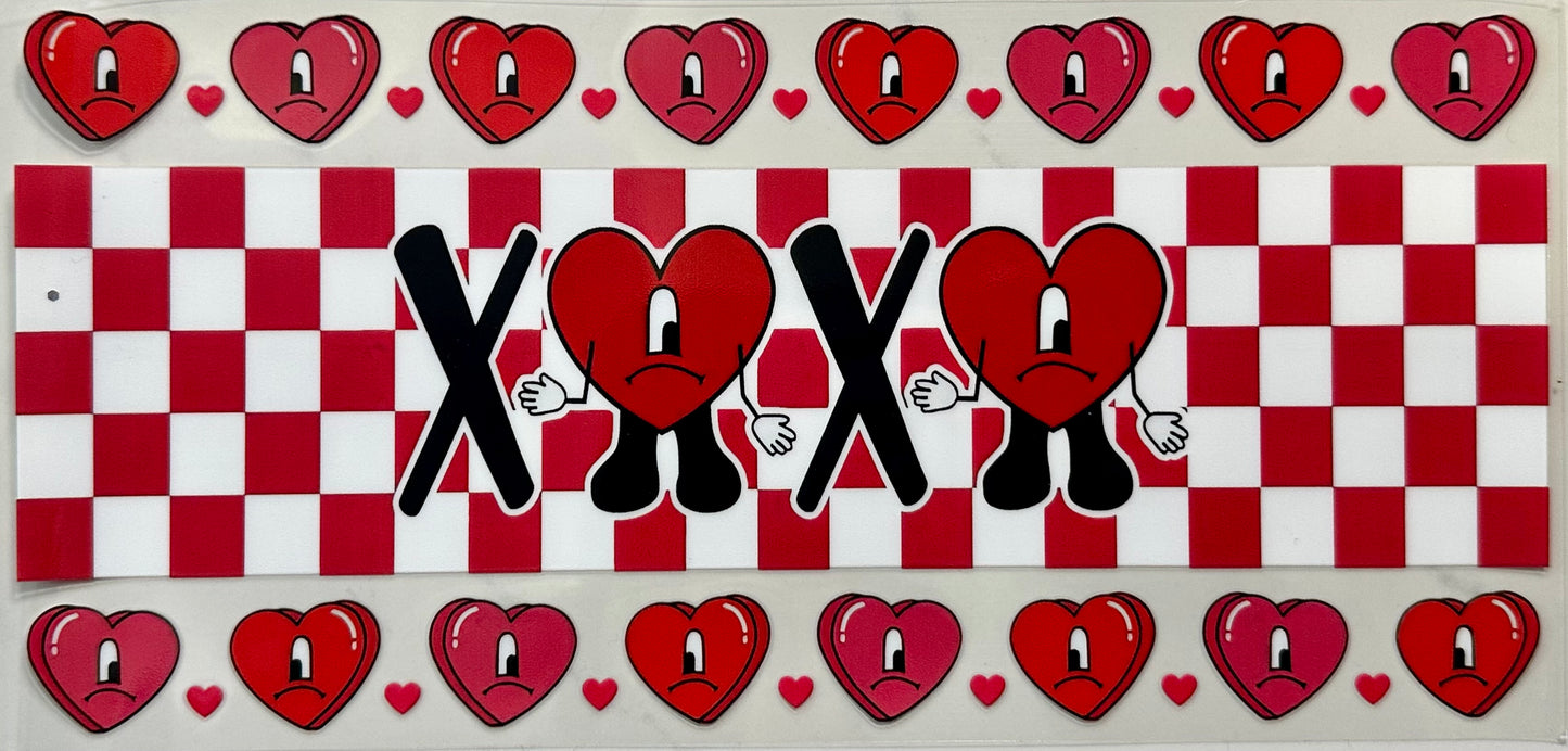 Red Checkered XOXO