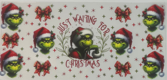 Grinch Just Waiting for Christmas Design
