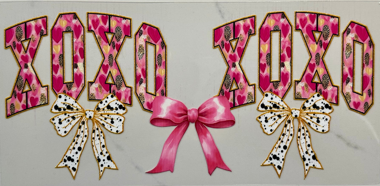 Pink XOXO Bow