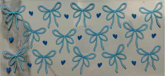 Blue Bows & Hearts
