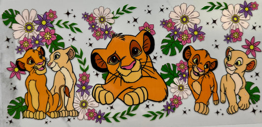 Nyla & Simba with Flowers