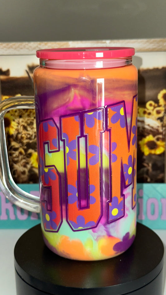 Summer Swirl Paint Cup