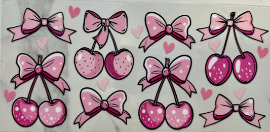 Pink Cherries & Bows