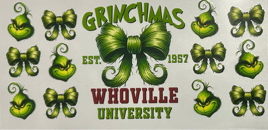 Grinch and Bows Design