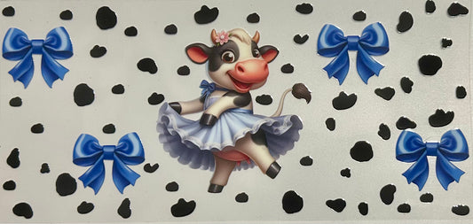 Cow with a Bow Design
