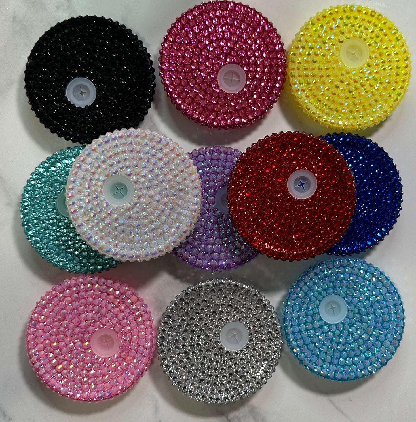 Rhinestone Lids