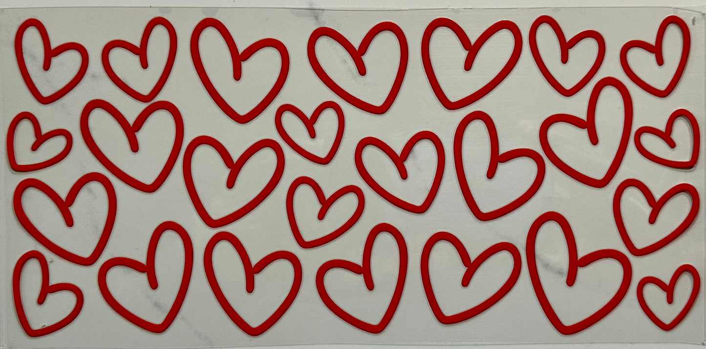 Red Simple Hearts