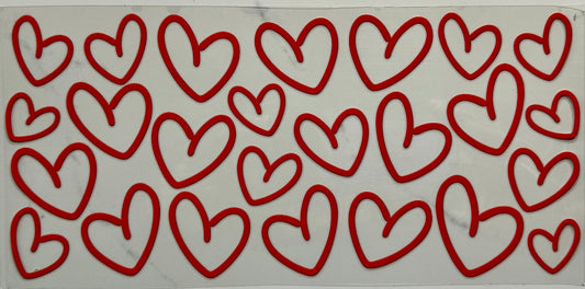 Red Simple Hearts