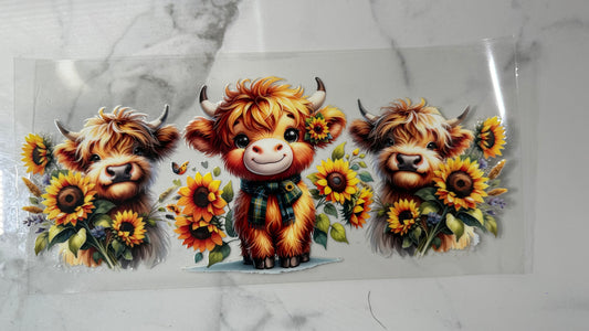 Sunflower Cow Wrap