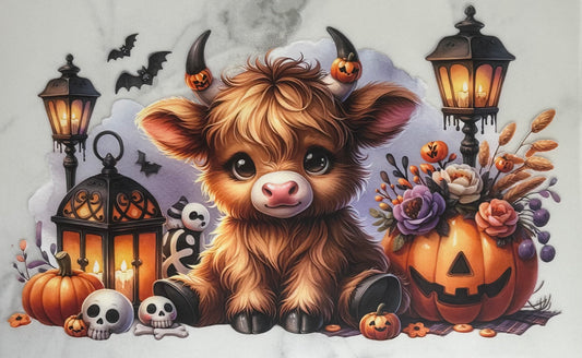 Halloween Highland Cow