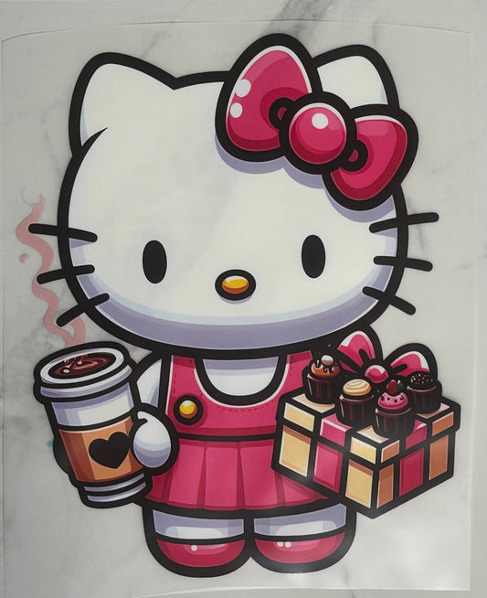 Hello Kitty and Cupcakes DTF