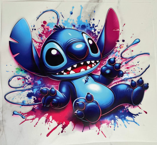 Purple and Pink Stitch DTF