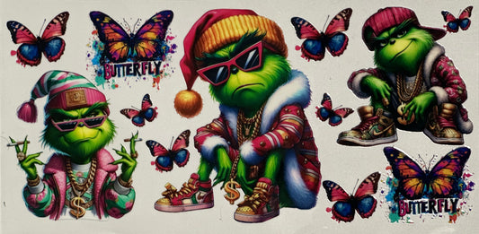 Butterfly Grinch Design