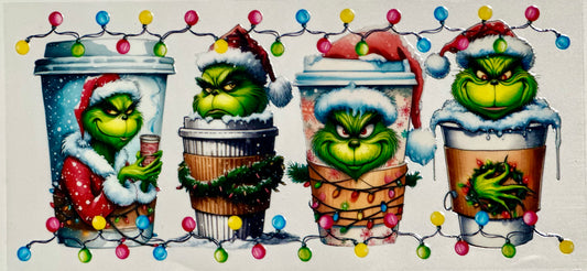 Christmas Cup Grinch Design