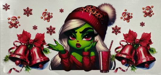 Girl Christmas Grinch Design