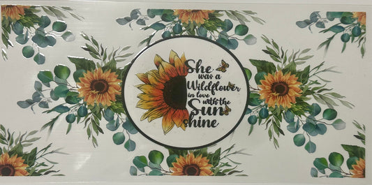 Sunflower With Words