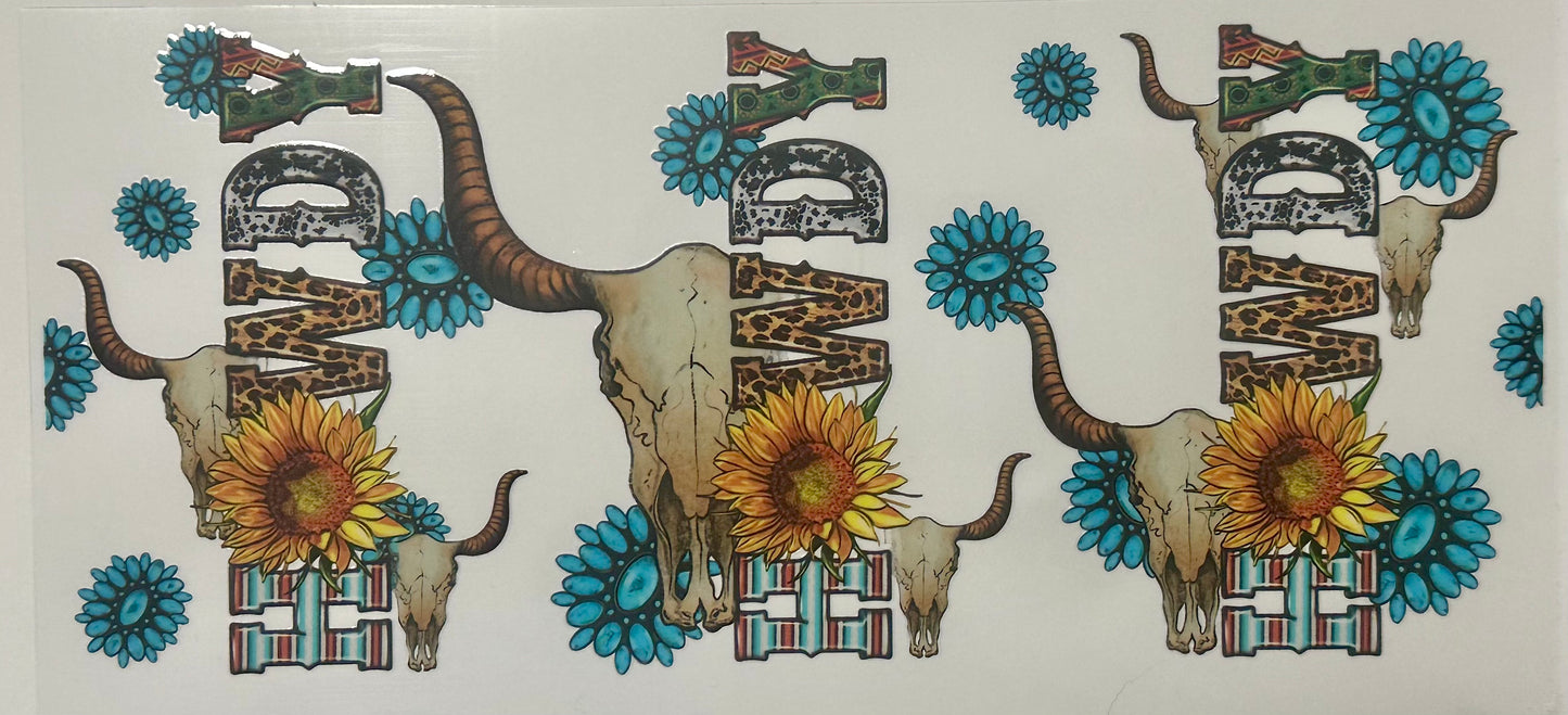 Howdy Cow and Flower