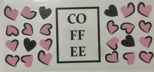 Pink Hearts and Coffee