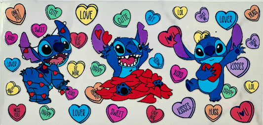 Stich Valentine Hearts