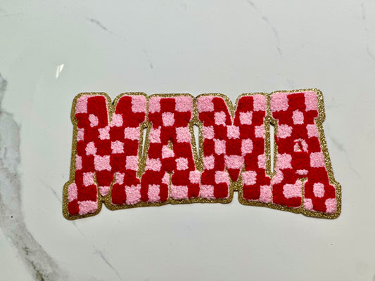 Pink & Red Mama Patch