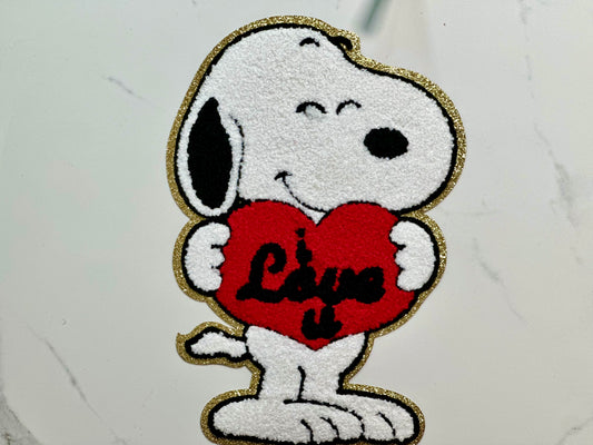 Snoopy Valentine Patch